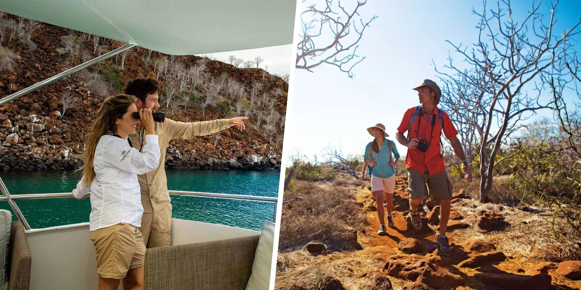Island hopping and Galapagos cruise travel styles